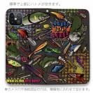 【手帳型ベルトなし】【Stick Case】【FISH MAN】LURE! lure! LURE! ブラックVer.