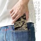 【手帳型ベルトなし】【Stick Case】【FISH MAN】SURF FISHING TARGET!　ブラウン