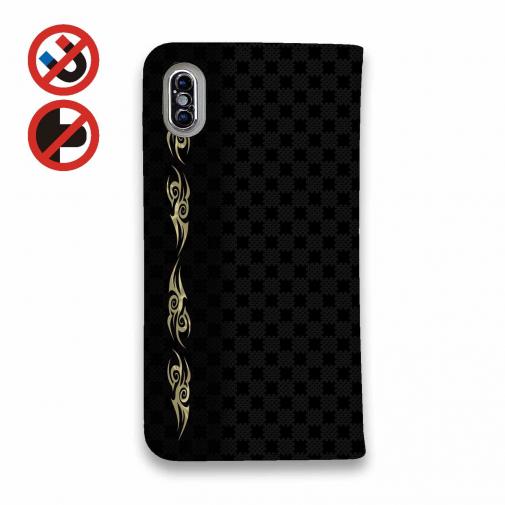 【手帳型ベルトなし】【Stick Case】鬼掛　ロゴバージョン　Part2