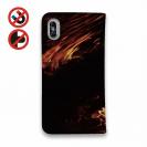 【手帳型ベルトなし】【Stick Case】鬼掛　般若ファイヤーパターン Part1