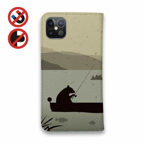 【手帳型ベルトなし】【Stick Case】【FISH MAN】BassFishing is an ADVENTURE!