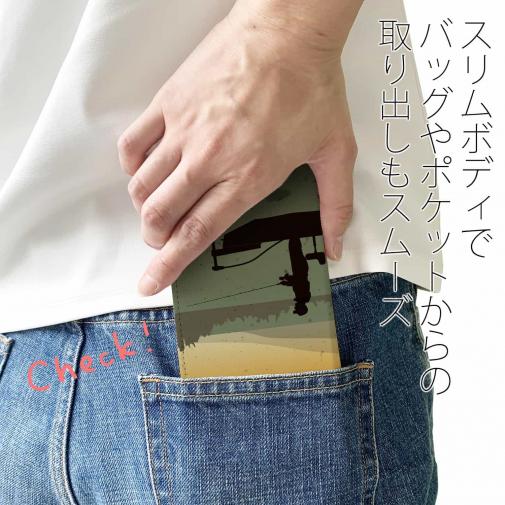 【手帳型ベルトなし】【Stick Case】【FISH MAN】BassFishing is an ADVENTURE!（朝まずめ）