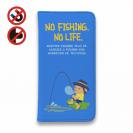 【手帳型ベルトなし】【Stick Case】【釣りざんまい】ウトウトアングラー_ブルー