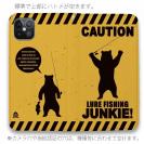 【手帳型ベルトなし】【Stick Case】【FISH MAN】CAUTION LURE FISHING JUNKIE!