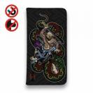 【彫姫】【手帳型ベルトなし】【Stick Case】花和尚の蛇退治　和彫りデザイン