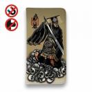 【彫姫】【手帳型ベルトなし】【Stick Case】秦の始皇帝　和彫りデザイン