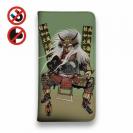 【彫姫】【手帳型ベルトなし】【Stick Case】武田信玄　和彫りデザイン