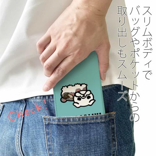 【彫姫】【手帳型ベルトなし】【Stick Case】TATTOO HURTS犬