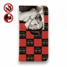 【ROMI HIME】【手帳型ベルトなし】【Stick Case】フ?ロック・チェック(市松模様)　レット?