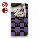 【ROMI HIME】【手帳型ベルトなし】【Stick Case】フ?ロック・チェック(市松模様)　パール