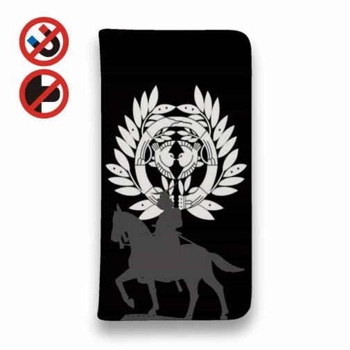 【彫姫】【手帳型ベルトなし】【Stick Case】家紋 伊達政宗