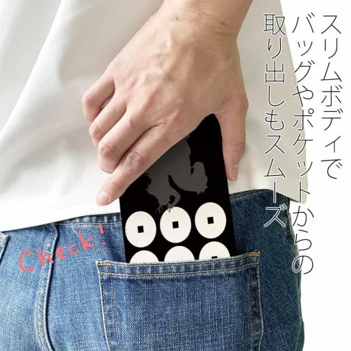 【彫姫】【手帳型ベルトなし】【Stick Case】家紋 真田幸村