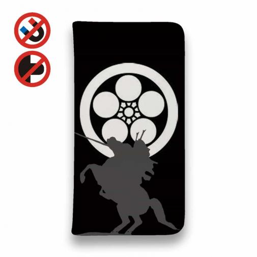 【彫姫】【手帳型ベルトなし】【Stick Case】家紋 前田慶次