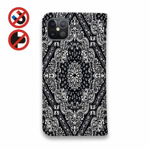 【彫姫】【手帳型ベルトなし】【Stick Case】バンダナ柄