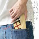 【Genuine】【手帳型ベルトなし】【Stick Case】チェック柄　ベージュ＆クリーム