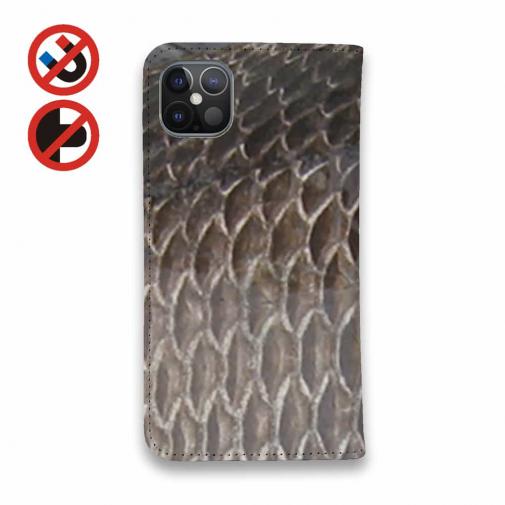 【手帳型ベルトなし】【Stick Case】クロダイの鱗