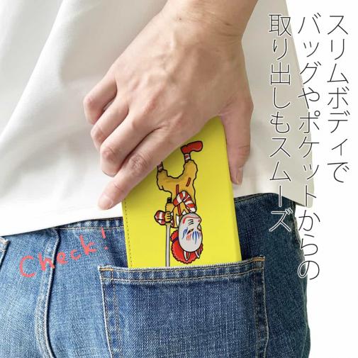 【彫姫】【手帳型ベルトなし】【Stick Case】I&#39;m lovin&#39;it