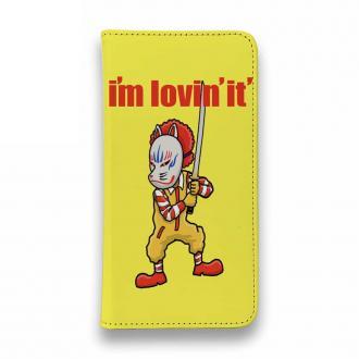 【彫姫】【手帳型ベルトなし】【Stick Case】I&#39;m lovin&#39;it