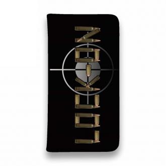 【彫姫】【手帳型ベルトなし】【Stick Case】LOCK-ON弾丸