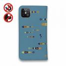 【手帳型ベルトなし】【Stick Case】【釣りざんまい】レトロフィッシュ