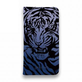 【Genuine】【手帳型ベルトなし】【Stick Case】虎 タイカ?ー フ?ルー