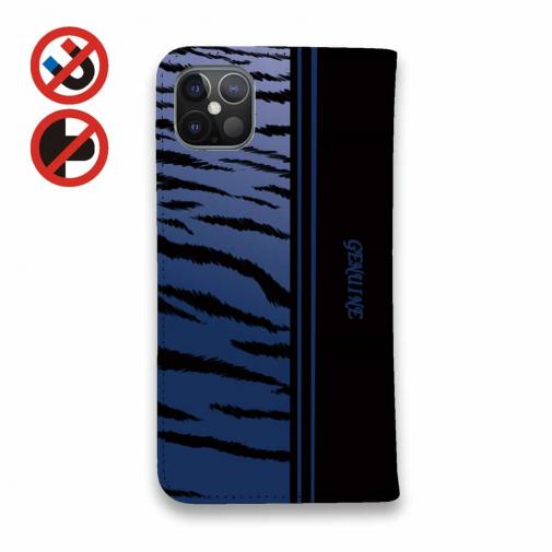 【Genuine】【手帳型ベルトなし】【Stick Case】虎 タイカ?ー フ?ルー ライン