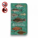 【手帳型ベルトなし】【Stick Case】【FISH MAN】テトラ帯は釣り天国！ ミント