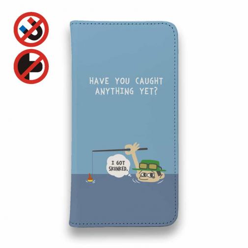 【手帳型ベルトなし】【Stick Case】【釣りざんまい】ユニークアングラー