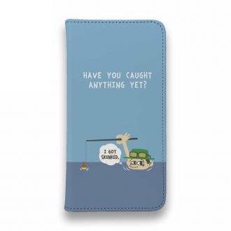 【手帳型ベルトなし】【Stick Case】【釣りざんまい】ユニークアングラー