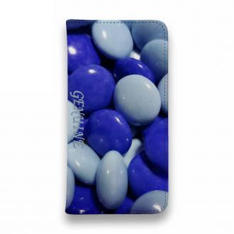 【Genuine】【手帳型ベルトなし】【Stick Case】カラフル　チョコ　フ?ルー