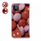 【Genuine】【手帳型ベルトなし】【Stick Case】カラフル　チョコ　ヒ?ンク＆レット?