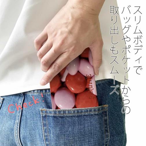 【Genuine】【手帳型ベルトなし】【Stick Case】カラフル　チョコ　ヒ?ンク＆レット?