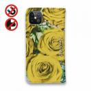 【Genuine】【手帳型ベルトなし】【Stick Case】バラ（薔薇） イエロー