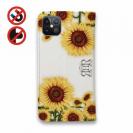 【ROMI HIME】【手帳型ベルトなし】【Stick Case】ひまわり　ホワイト