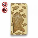 【Genuine】【手帳型ベルトなし】【Stick Case】たいやき　ヘ?ーシ?ュ＆ヘ?ーシ?ュ