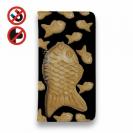 【Genuine】【手帳型ベルトなし】【Stick Case】たいやき　ヘ?ーシ?ュ＆ブラック