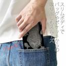 【Genuine】【手帳型ベルトなし】【Stick Case】たいやき　ブラック＆ブラック