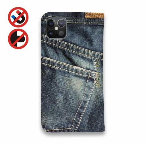 【Genuine】【手帳型ベルトなし】【Stick Case】シ?ーンス? 　ブルー