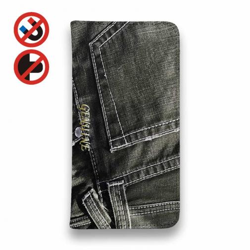 【Genuine】【手帳型ベルトなし】【Stick Case】シ?ーンス?  ブラック
