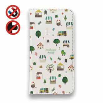 【手帳型ベルトなし】【Stick Case】ハンドメイドアーティスト