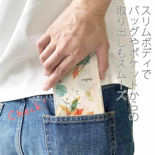 【手帳型ベルトなし】【Stick Case】プランツデザイン No.7