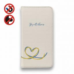 【手帳型ベルトなし】ウクライナ寄付金 デザイン No.2