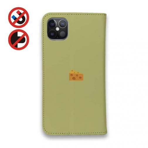 【手帳型ベルトなし】【Stick Case】チーズ好きなネズミくん(wakat)