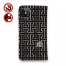 【ROMI HIME】【手帳型ベルトなし】【Stick Case】マーク・ロゴ ブラック