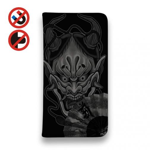 【彫姫】【手帳型ベルトなし】【Stick Case】般若 和彫りデザイン