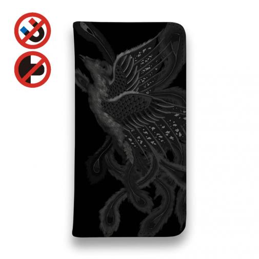 【彫姫】【手帳型ベルトなし】【Stick Case】鳳凰