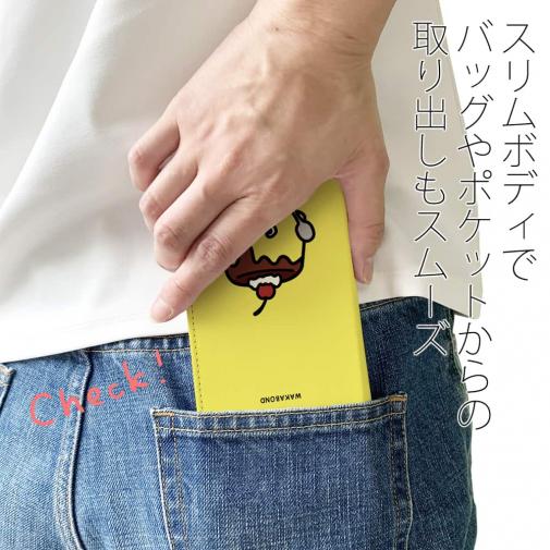 【手帳型ベルトなし】【Stick Case】【ワカボンド】WAKAMAKAシリーズ プリンレトロン