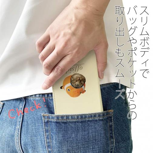 【手帳型ベルトなし】【猫折れ】Clownfish 力丸
