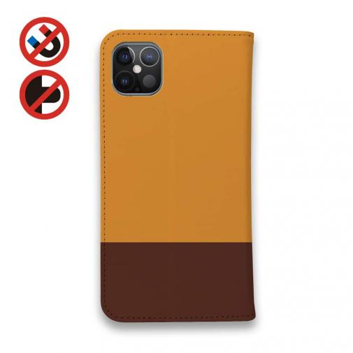 【手帳型ベルトなし】【Stick Case】【ワカボンド】WAKAMAKAシリーズ アフロくんとハンバーガーペロリ