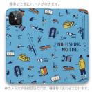 【手帳型ベルトなし】【Stick Case】【釣りざんまい】釣りに行く道具_ブルー